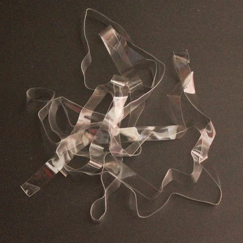 3 colors 6 m/pack Scud Back Super Stretch Rubber Thin Film for Nymph Shrimp Pawn Fly Fishing Lure Backing Nymph Tying Material