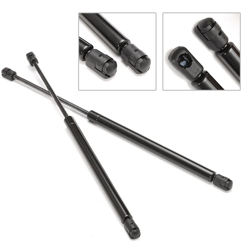 2x Black 49cm Car Steel Strut Bars tail door backup box spring support For Vauxhall Corsa Hatchback 2000-06 Lid Lift Support Bar