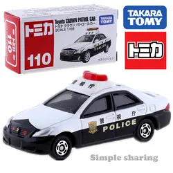 TAKARA TOMY TOMICA Toyota CROWN патрульная машина игрушка 1: 69 № 110 полиции литья под давлением автомобилей Горячая популярная модель детской игрушки