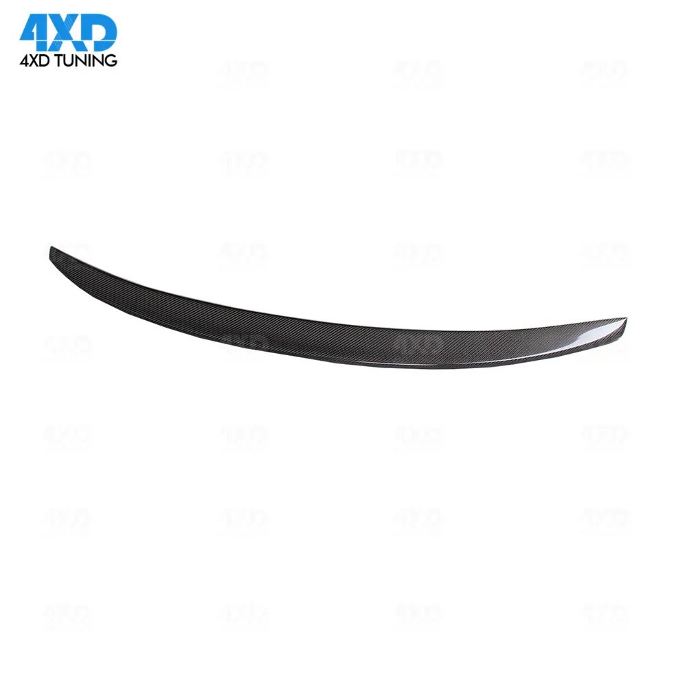 For Audi A5 Coupe Carbon Fiber Rear Spoiler Rear Trunk Wing Gloss Black S5 Style 2-Doors 2010 2011 2012 2013 2014 2015