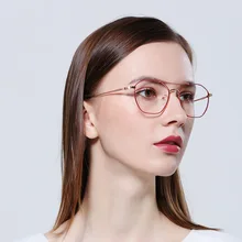 XIWANG новая Корейская версия полного оправа плоские очки для дам классическая круглая металлическая оправа легкие очки близорукие оправа
