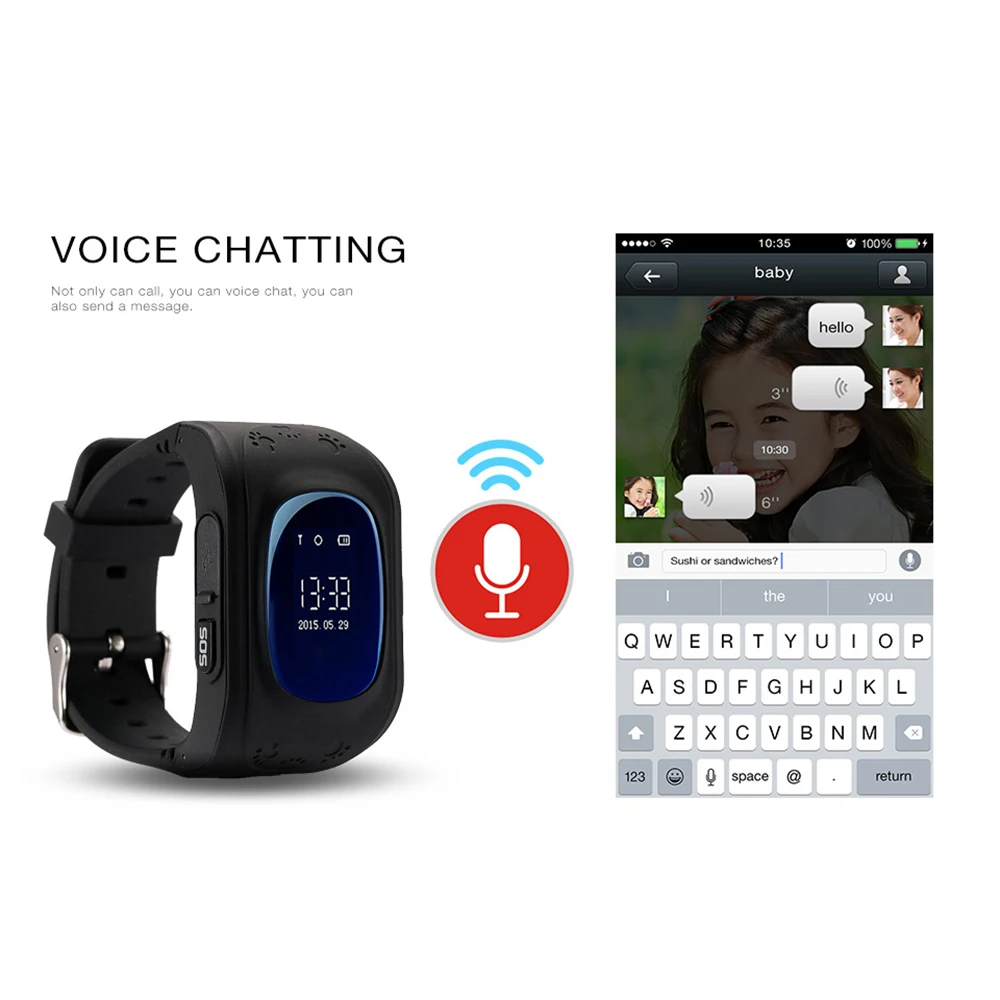 

Q50 Smart Watch Anti lost SOS Safe Kids Watches With GPS And With A Sim Card In Russian Q50 GPS Smart Kid