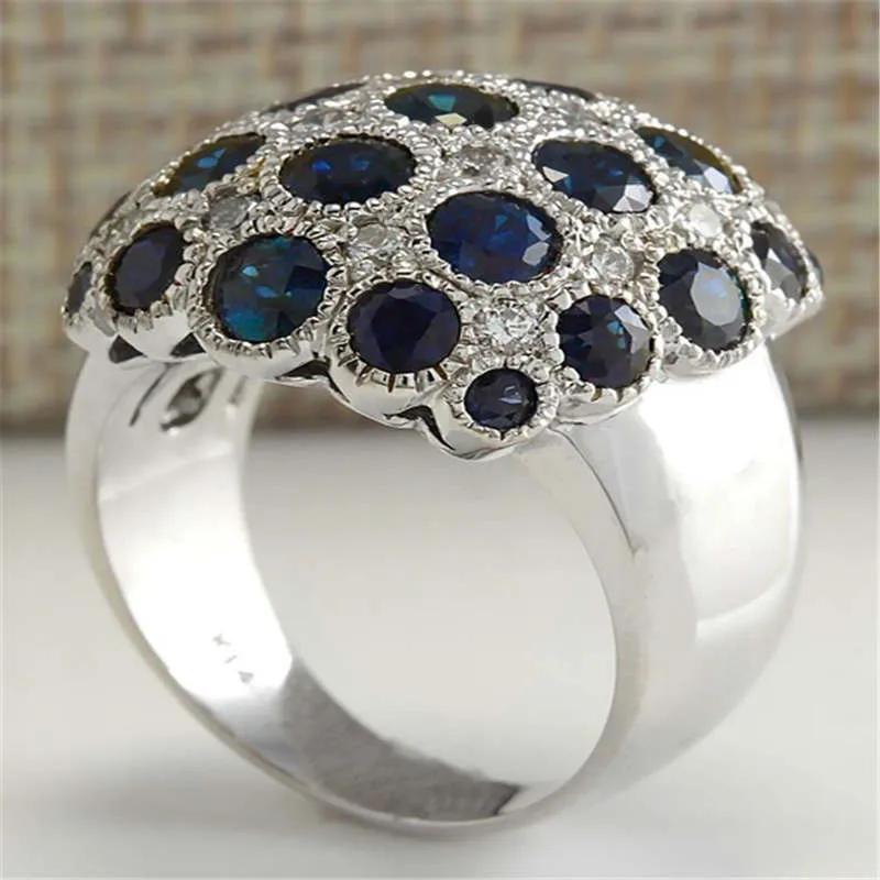 Zircon Anel Big Rings for Women Jewelry Wedding Engagement Statement Ring Gifts