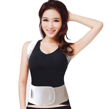 

Unisex Adjustable Therapy Power Back Shoulder Posture Corrector Support Vest Back Lumbar Belt Men