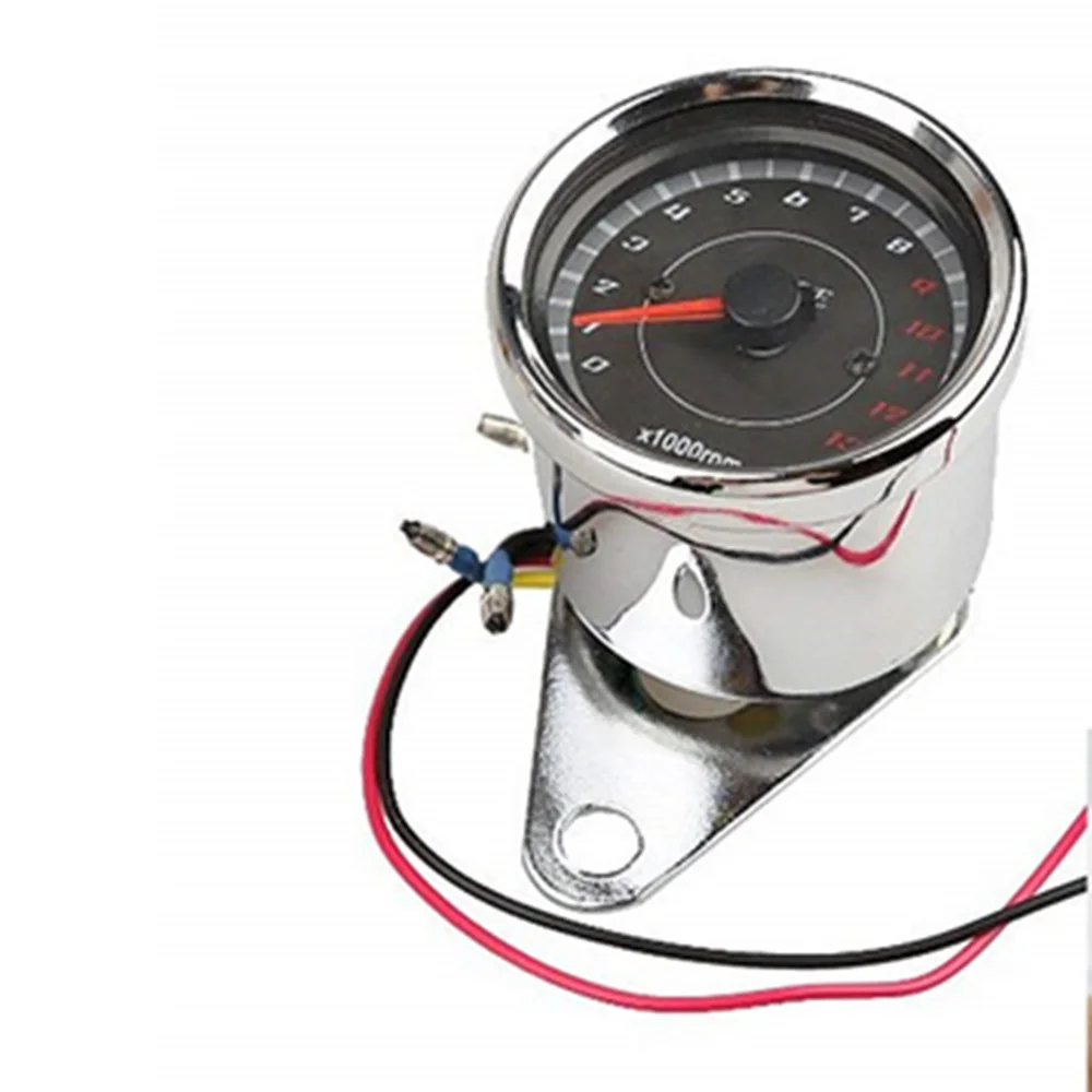 1 pcs LED Backlight Motorcycle Tachometer Meter Tachometer Gauge Rev