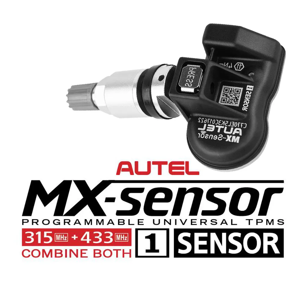 AUTEL 2 в 1 TPMS датчик давления в шинах 433 315 МГц mx-сенсор датчик давления в шинах Мониторинг шин TPMS программируемый автомобиль