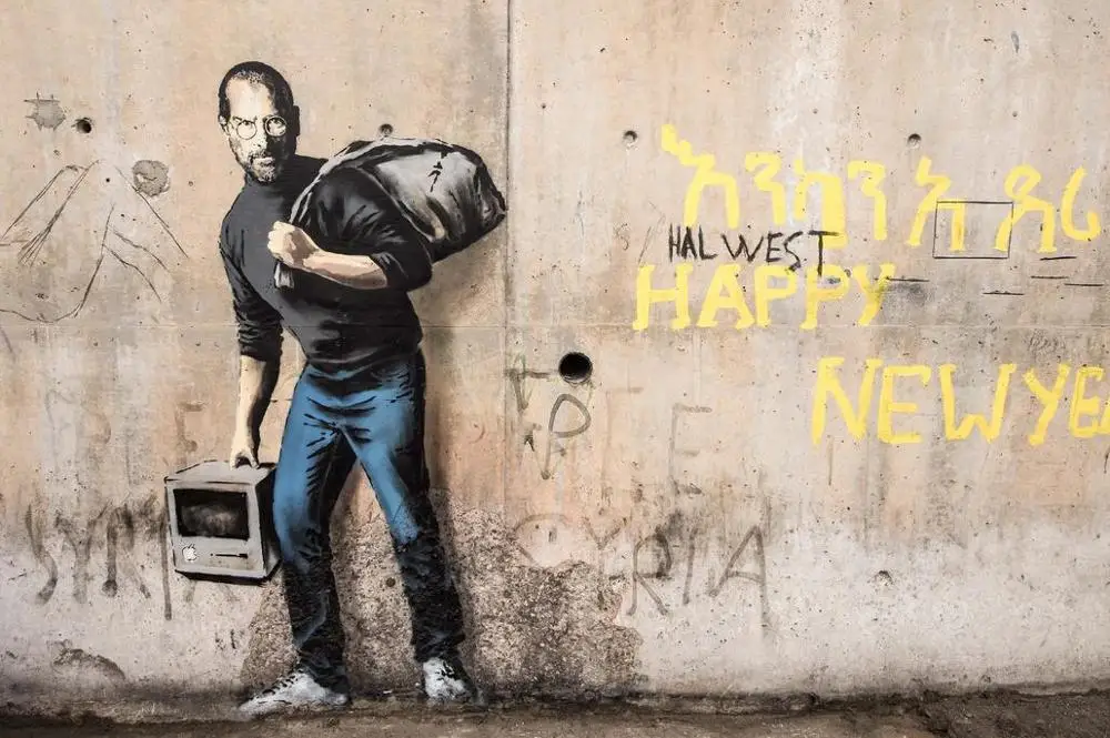 Banksy классические плакаты Холст Живопись Печать Гостиная Украшение дома Современное украшение на стену, живопись маслом плакаты картины произведение искусства - Цвет: BK032