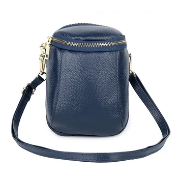 

2019 Women Wallets With Phone Case Genuine Leather Black/Blue/Pink/Red Women Crossbody Phone Handbag Ladies Shoulder Purse