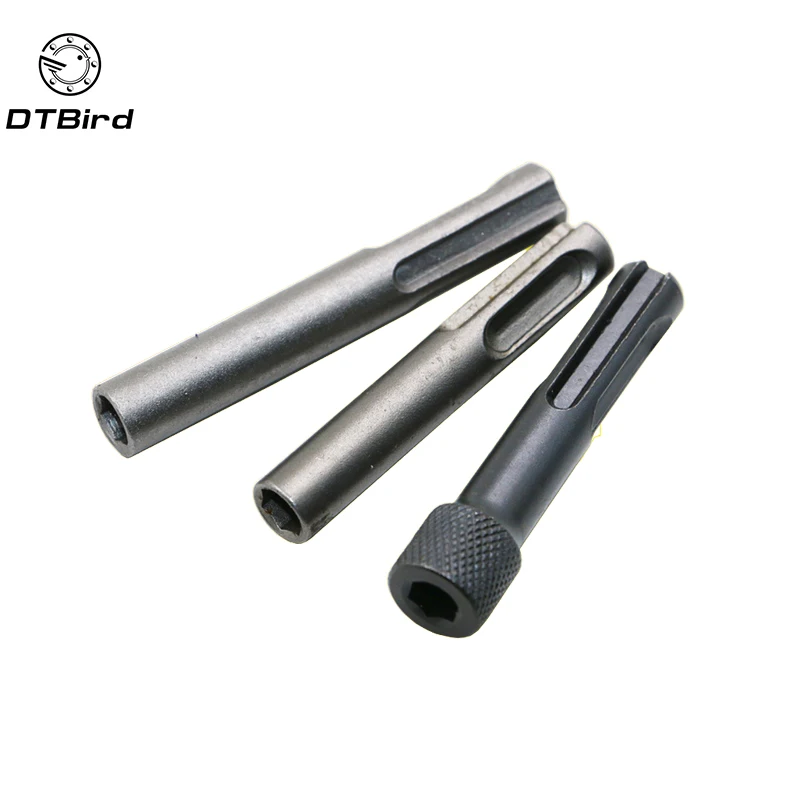 

3pcs Adaptors Hex Shank Drill Bit Chuck Adaptor SDS Converter Nut Impact Driver Set For Drilling Tools 1/4" Hammer Drilling DT6