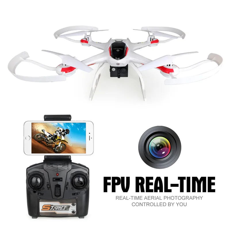 Profession Drones Big Quadcopter 2.4g 6 axis Rc Helicopter Drone with Gimble can Add FPV Wifi