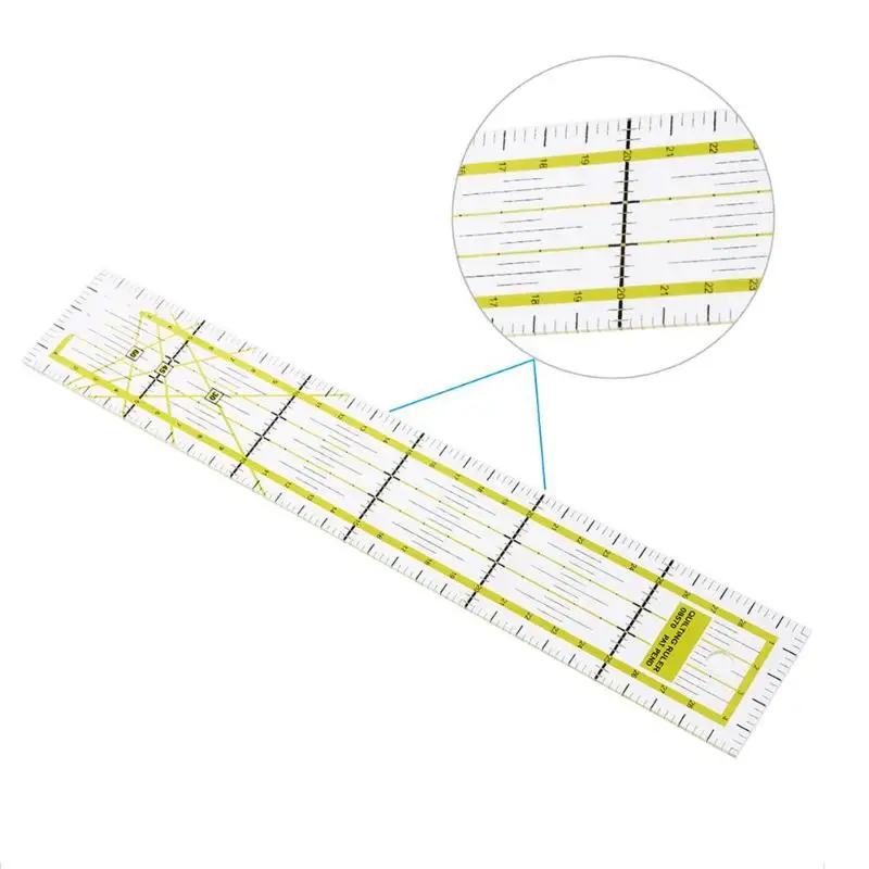 30x5cm Patchwork Ruler Quilting Sewing Patchwork Ruler Transparent Rulers Scale Office School Line Drawing for DIY Sewing Tool