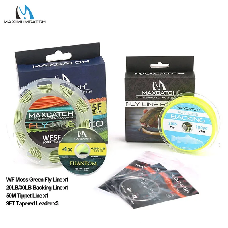Maximumcatch 100FT Weight Forward Floating Fly Fishing Line 2wt/3wt/4wt/5wt/6wt/7wt/8wt  Fly Line