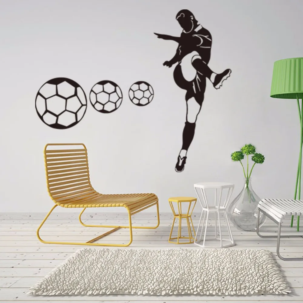 Buy Football game soccer sports vinyl wall decal home
