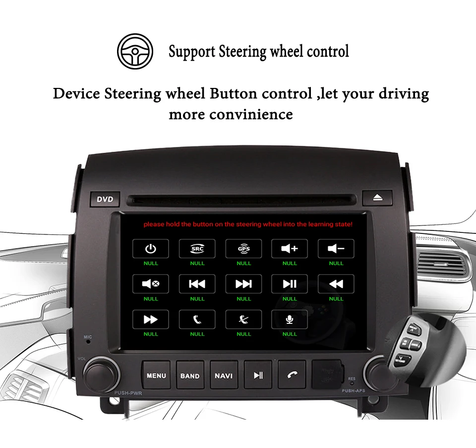 Top Android 8.0 Octa Core Car DVD Player GPS Navigation Auto Radio Stereo for HYUNDAI SONATA NF YU XIANG 2004-2008 Unit Video Audio 4