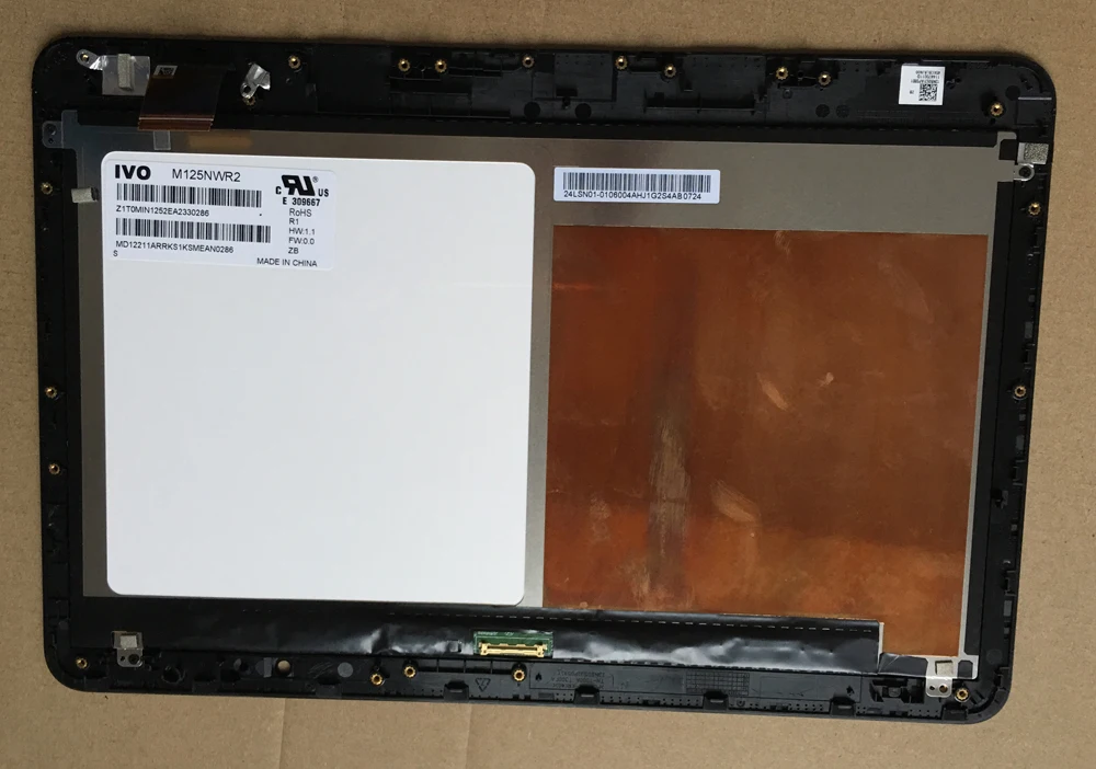 

12.5 inch For ASUS T300FA T300F LCD Display with Touch Screen Digitizer Sensor Full Assembly