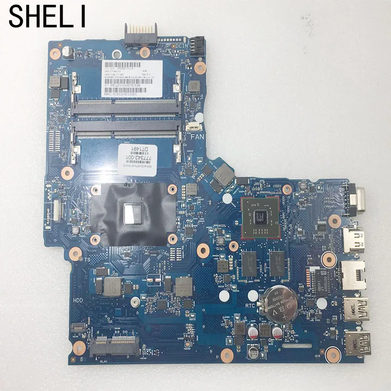 

SHELI FOR HP 777342-001 777342-601 777342-501 355 G2 laptop motherboard A8-6410 laptop Mainboard tested working