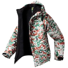 Новейшее издание "Southplay" Зимний сезон водостойкая мм 10000 мм Лыжная-сноубордическая красная военная куртка