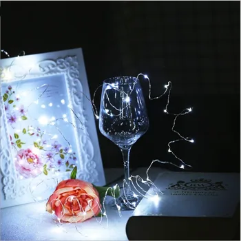 

10M Copper Wire 100LED String Lights Holiday Battery Powered Waterproof Light For Garden Xmas Party Wedding Living Room 10 pcs