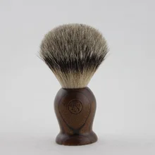 Высший сорт FS-# MS20-EW10, маньчжуриан Silvertip кисточка для бритья из барсучьего волоса с натуральный эбонитовый ручкой, узел Размер 20 мм