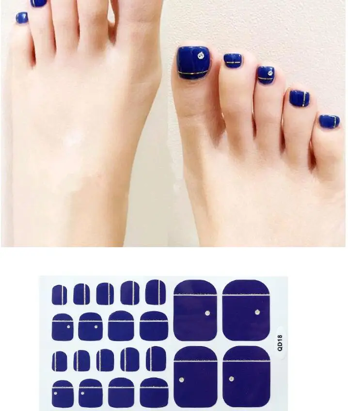 22tips/sheet Nail sticker Fashion nail art stickers nail art QD18-27