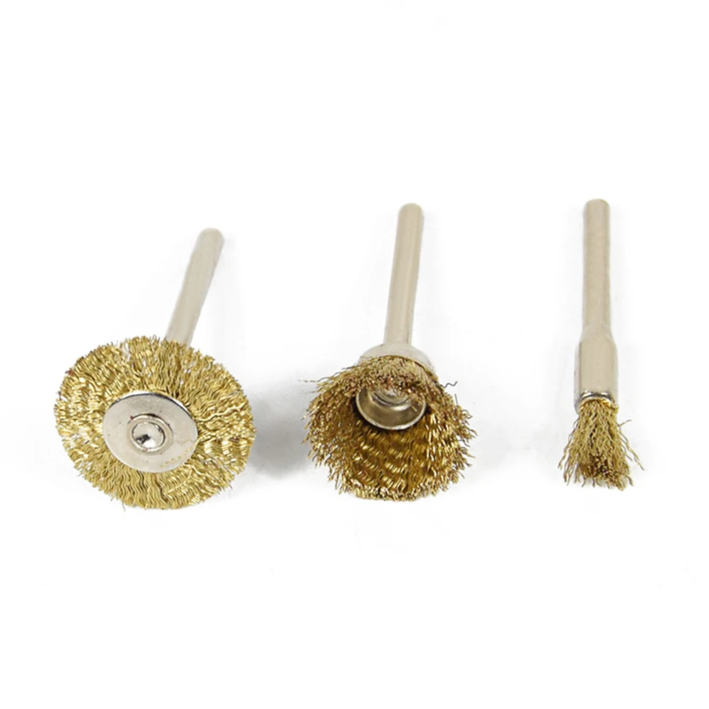 160 Pcs Wire Wheel Brush Set for Dremel Rotary Tools Abrasive Brush Polishing Brush for Cleaning Polishing deburring Grinding