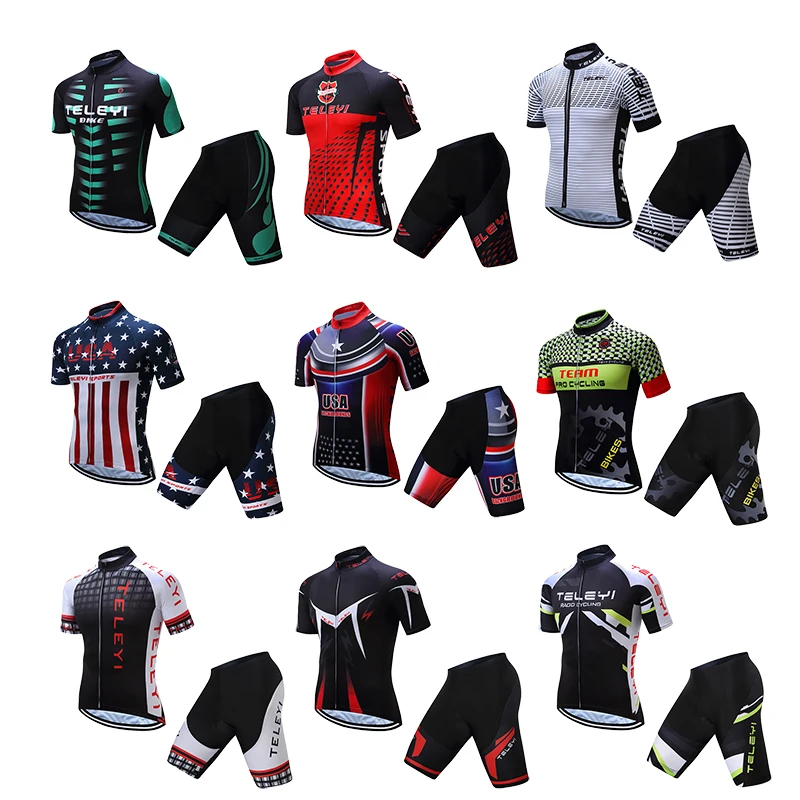 

Traje Ciclismo Hombre Verano 2018 Short Sleeve Summer Pro Cycling Jersey Short Sleeve Uniformes Ciclismo MTB Riding Clothes