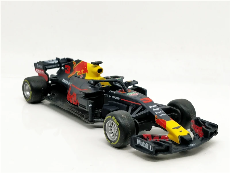 Bburago 1:43 F1 Redbull Team RB14#33 Max Verstappen Diecast гоночный автомобиль