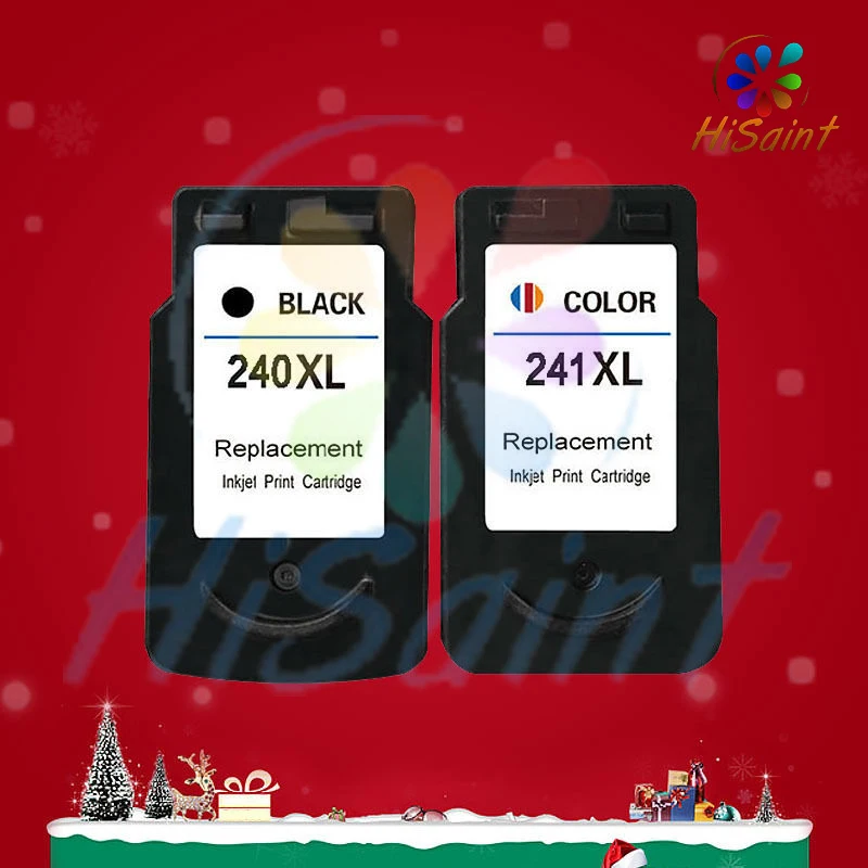 

hisaint 2 PK For Canon PG240 CL241 240 241 Ink Cartridge PIXMA MX472 MX512 MX522 MX532 Free Shipping Hot Sale