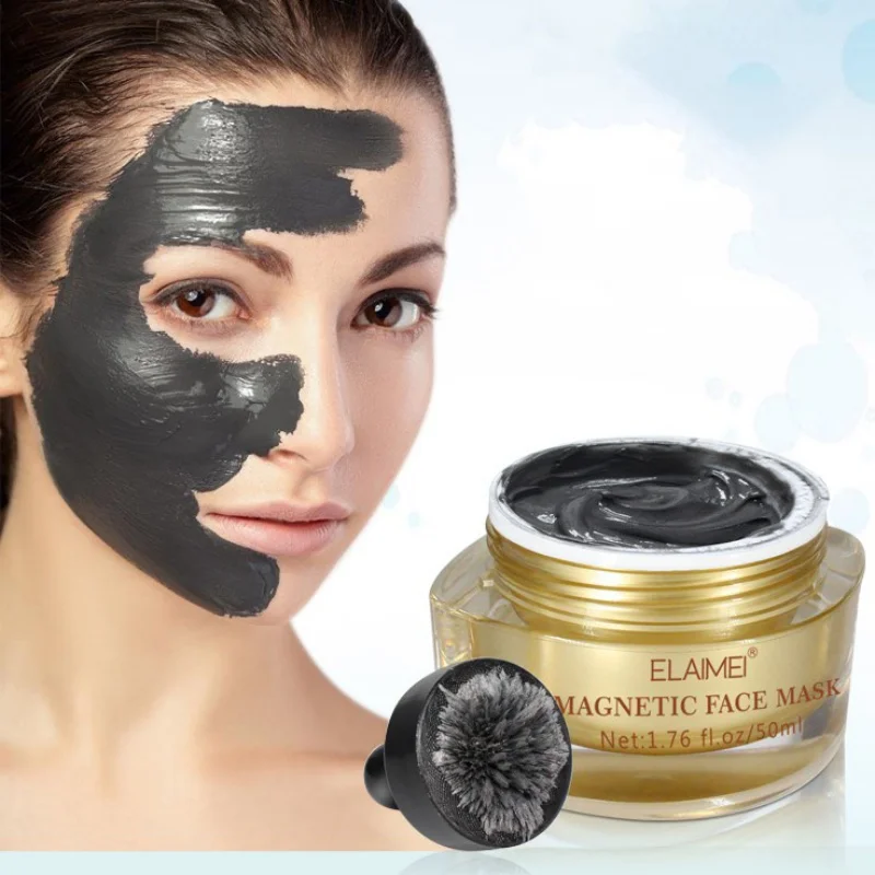 

Face 2018 Skin Care Biological Magnetic Sea Mud Magnet Suck Clean Firming Moisturizing Blackhead Removal Mask