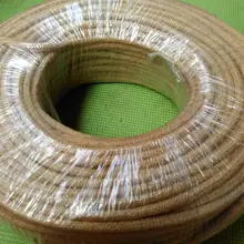 3 м 2x0,75 винтажная пеньковая веревка кабель винтажный тканевый шнур ограничитель промышленный провод лампы
