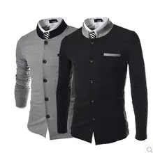 2015 frühling/herbst alle passenden männer jacke kragen han-ausgabe kultivieren irgendjemandes männer mäntel kleine anzug Kostenloser versand