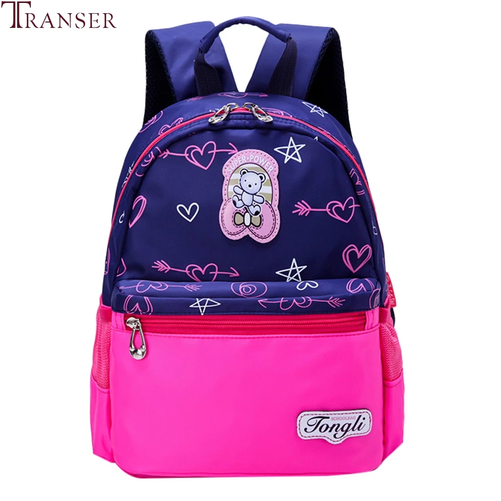 

Transer Child Backpacks Waterproof Backpack Kids Kindergarten School Bags Baby Boys Girls Nursery Rucksack Mochila escolar #4Z
