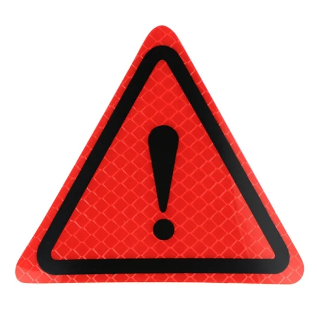 Universal Reflective Stickers Car Paster Triangle