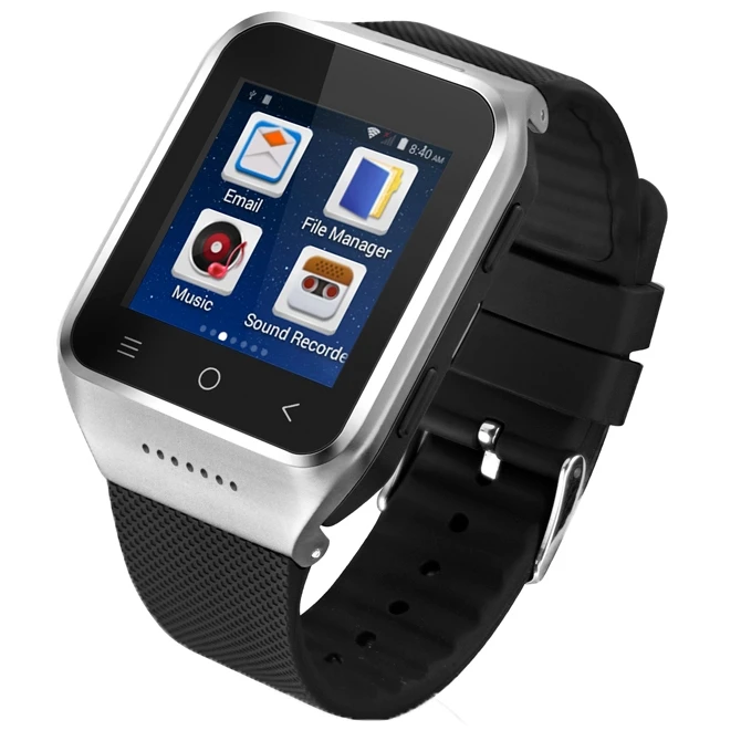  ZGPAX S8 Smart Watch Phone 512MB+4GB Built-in 8GB TF Card Android 4.4.2 MTK6572 Dual Core 1.2GHz Wi
