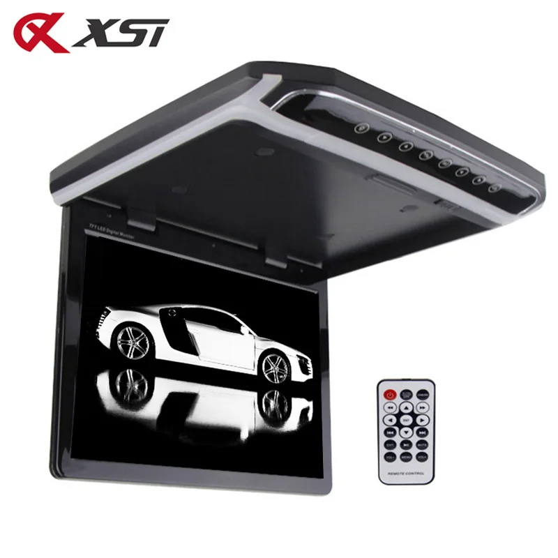 XST 10,2 palcový monitor pro montáž na střechu vozidla převrácený TFT LCD přehrávač Podpora 1080P FM HDMI Port SD Dotykové tlačítko Stropní MP5 přehrávač