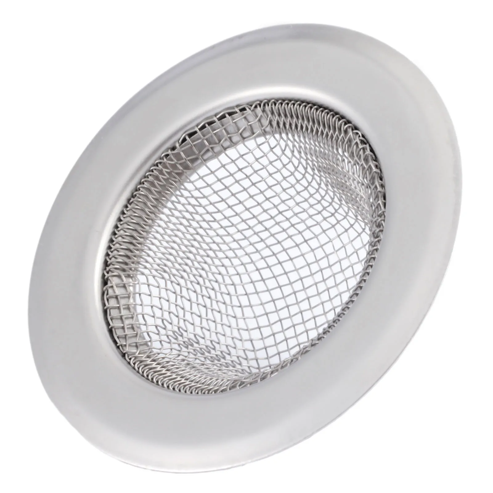 1Pc Kitchen Sink Strainer 5.3CM Stainless Steel Sink Drain Cover Drainer Basin Filter Mesh Sink Strainer for Bathroom Shower
