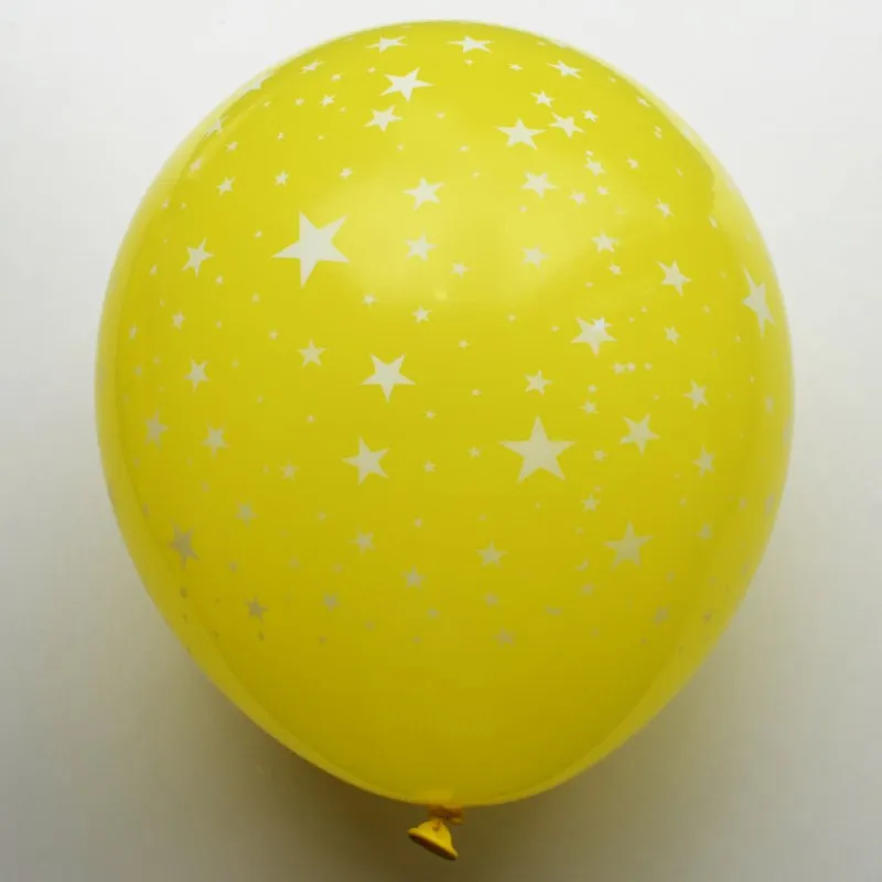 50 шт. романтические пятиконечные звезды круглый воздушный шар толщиной 1" 2. 8 г высокое качество детские игрушки День рождения вечерние декоративные шары - Цвет: Цвет: желтый