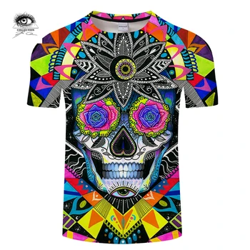 

Suger skull By Pixie coldArts 3D Print T shirt Men Summer Anime Short Sleeve Top&Tee Boy Tshirt Streetwear 2018 DropShip ZOOTOPB