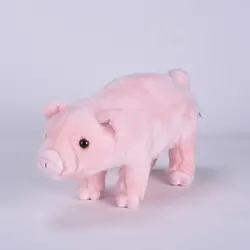 35 см милая розовая свинка плюшевые игрушки для детей Китайский Зодиак Прекрасная Мягкая игрушка "поросенок" мягкая жирная свинья Подушка