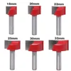 6 piezas 8mm de limpieza de la parte inferior de Grabado de la broca del enrutador de carburo sólido herramientas de carpintería CNC cortador de fresado para madera ► Foto 2/6