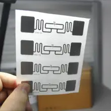 1000 шт. в рулоне мокрой инкрустация чужой 9662 стикер UHF RFID 860-960 мГц higgs3 EPC c1g2 ISO18000-6C может использоваться для RFID