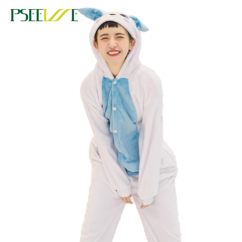 

PSEEWE Stich Pyjamas for Women Totoro Suit Animal Mens Onesie Adults Pajamas Flannel Costume panda Sleepwear