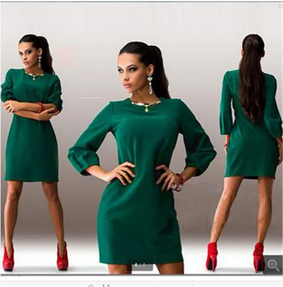 Bodycon о карандаш трикотажные женские летние осень туника миди дамы рабочие