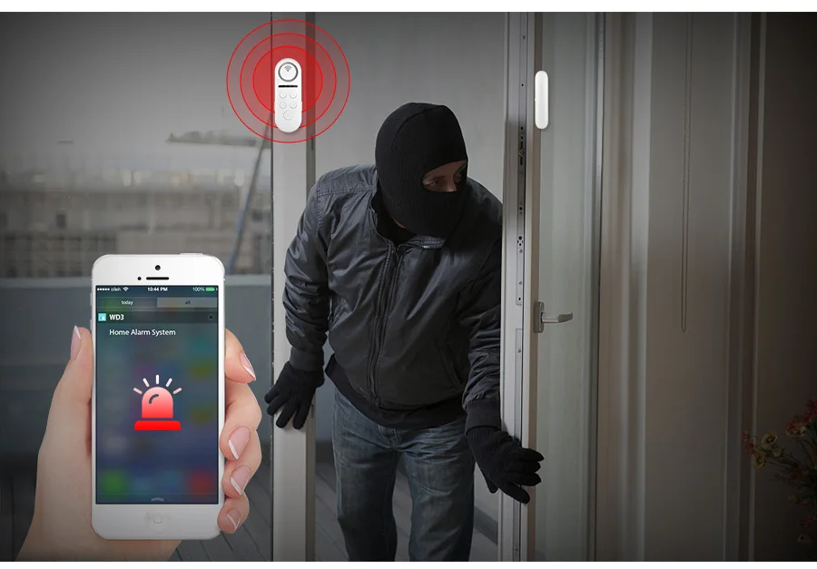 KERUI WD3 wifi Беспроводная охранная дверная сигнализация окон датчик детектор Android IOS приложение управление для домашнего офиса магазин