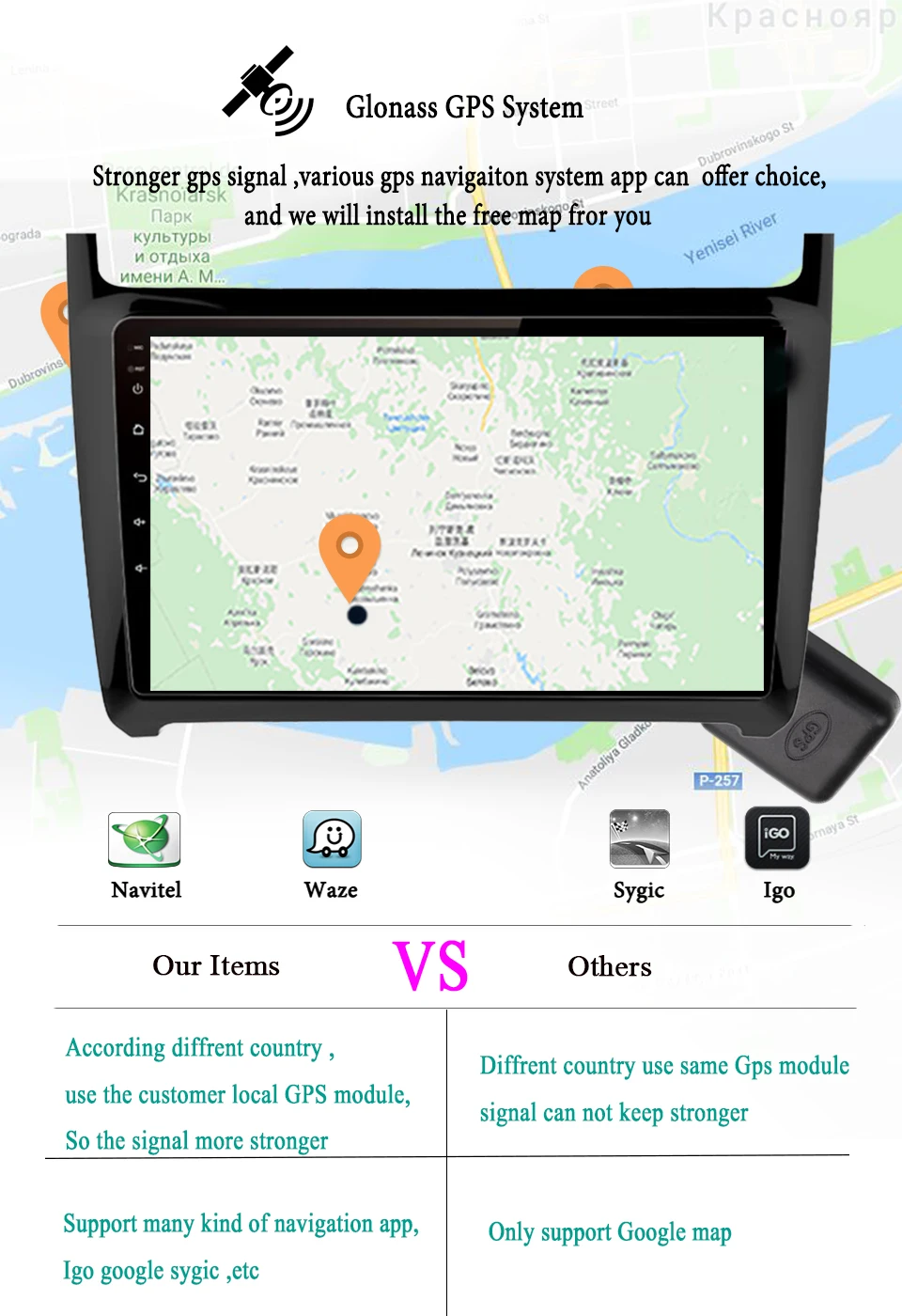 Sale 2Din Multimedia Video Player Android 9.1 GPS Navigation Radio WIFI For Volkswagen VW POLO 2012-2018 Sedan Cassette Stereo no dvd 9