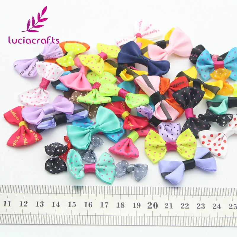 Головные уборы Lucia Crafts 48 шт. для девочек разноцветные с бантом самостоятельного