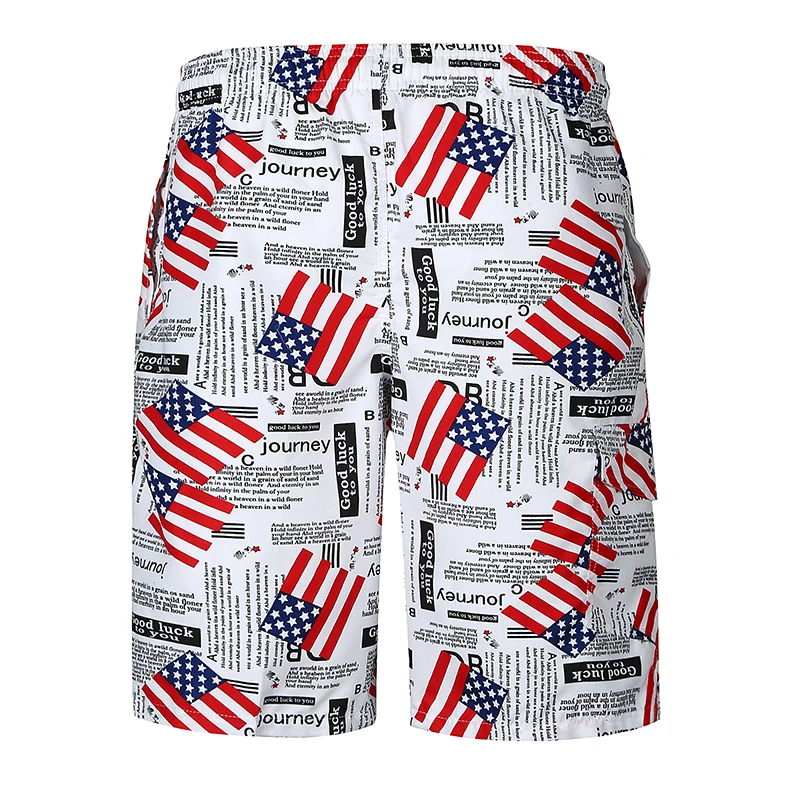 2018 летние дизайнерские пляжные Для мужчин шорты Повседневное Для мужчин s совета Шорты Плюс Размеры печатных Пляжные шорты по колено брюки