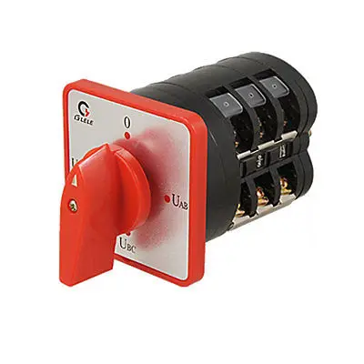 

AB BC CA Position Control Change Over Rotary Switch 16A