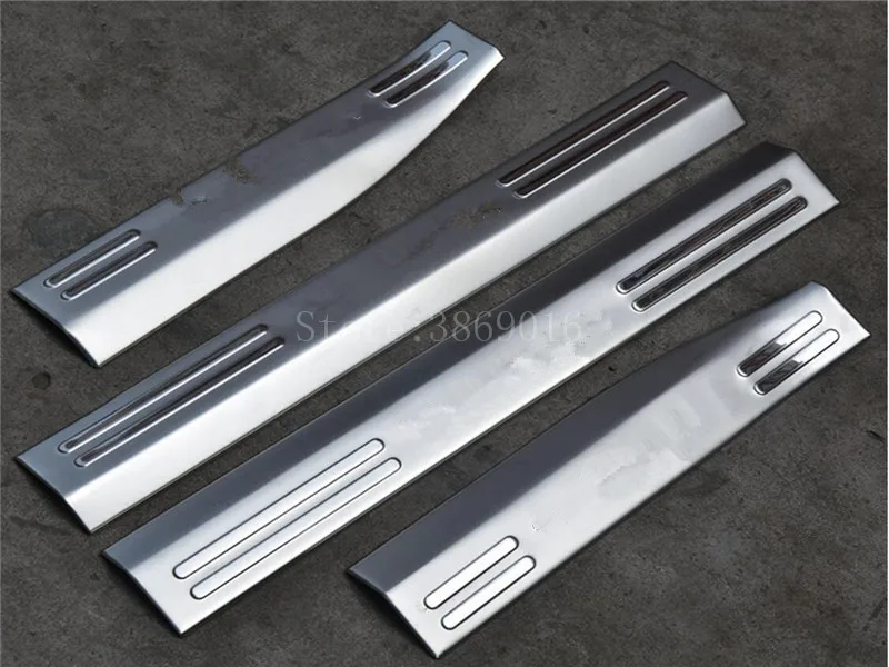 

For 2010 2012 2013 2014 2015 Volkswagen/Vw Tiguan MK1 Stainless Inner Door Sills Scuff Plate Guard Pedal Cover Sticker