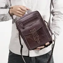 BULLCAPTAIN Новая мужская сумка через плечо, мужские маленькие кожаные сумки на плечо, сумки на плечо, деловые мужские сумки через плечо из натуральной кожи
